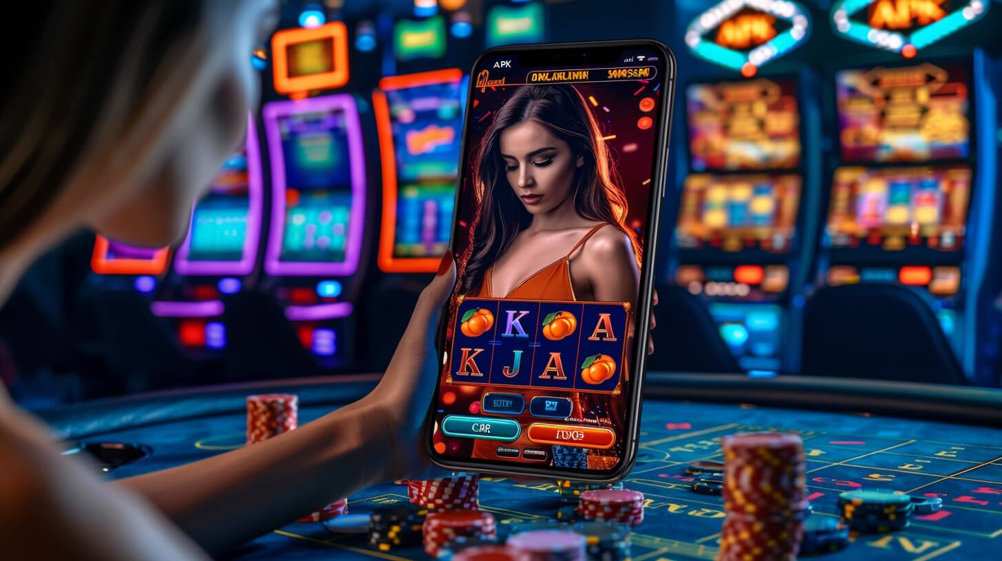 Colourful slot machine reels on 202pub online slots section